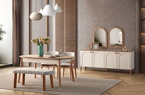 Zen Bohem Yemek Odası